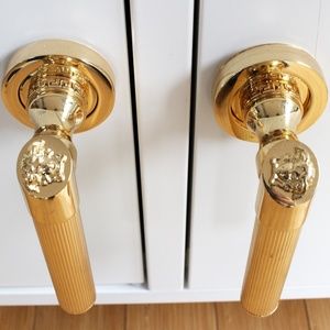 Versace Gold Medusa Door Handles